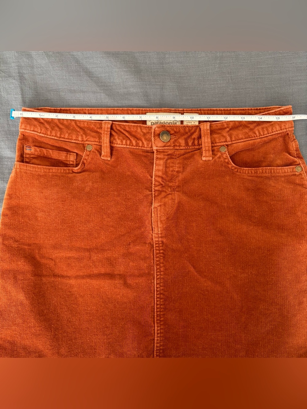Patagonia Corduroy Mini Skirt, 10 🧡 - Picture 6 of 7